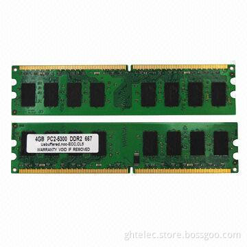 DDR2 4gb 667mhz RAM memory work with motherboards in stock, tested before sent and with ETT-chips